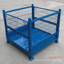 Stackable Foldable Steel Welded Heavy Duty Mesh Pallet Container